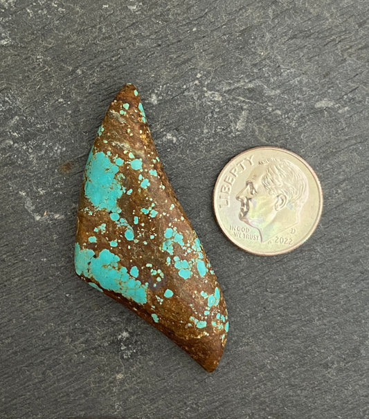 Butterfly Wing of Number 8 Turquoise Cabochon