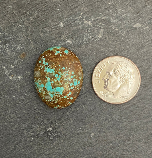 Number 8 Turquoise Round Oval Cabochon