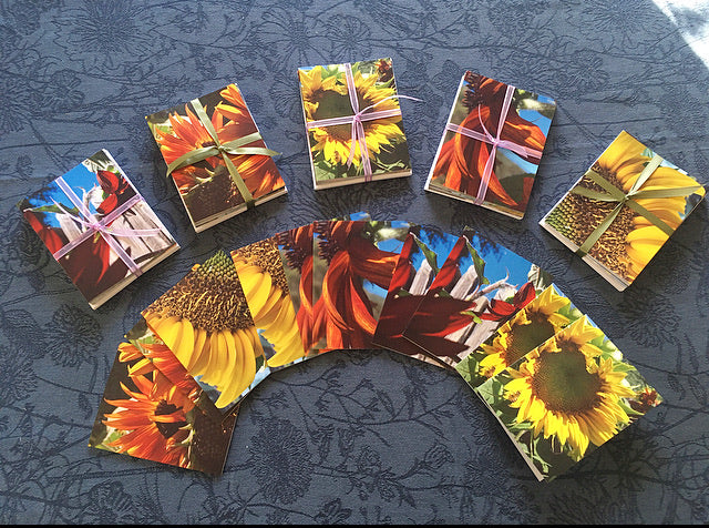 Sunflower Notecard Sets from my Sunflower Patch (Set A)