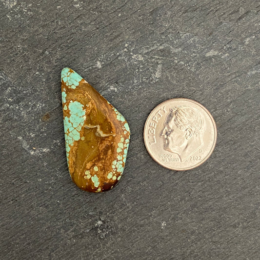 Small Mountain Ridge Number 8 Turquoise Cabochon
