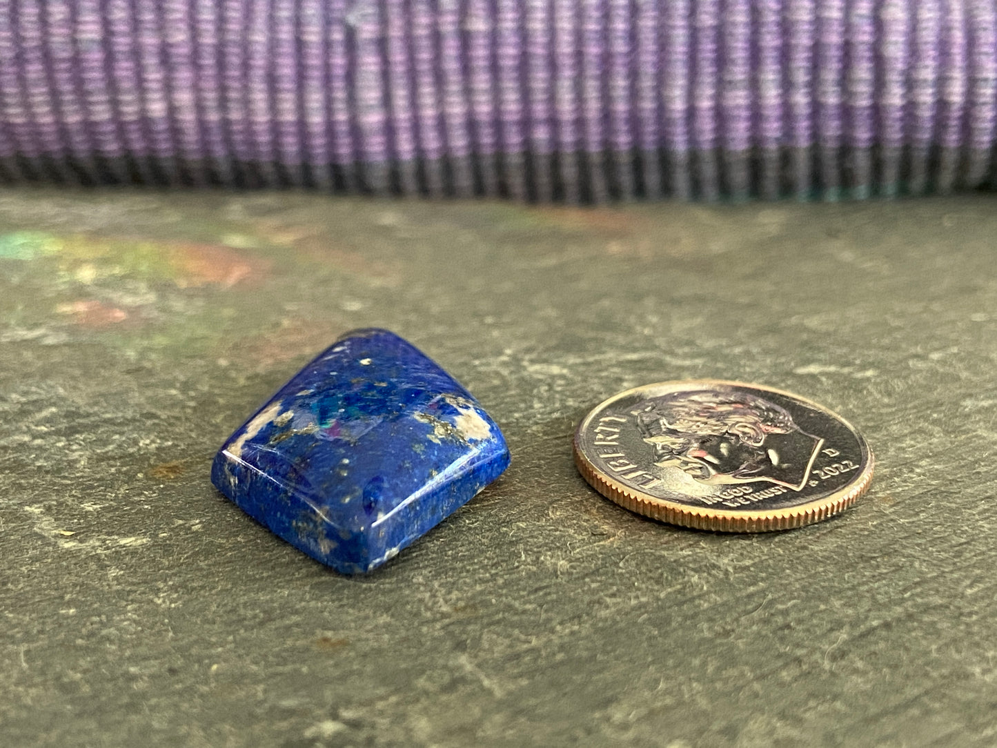 Kite Shaped Lapis Lazuli Cabochon